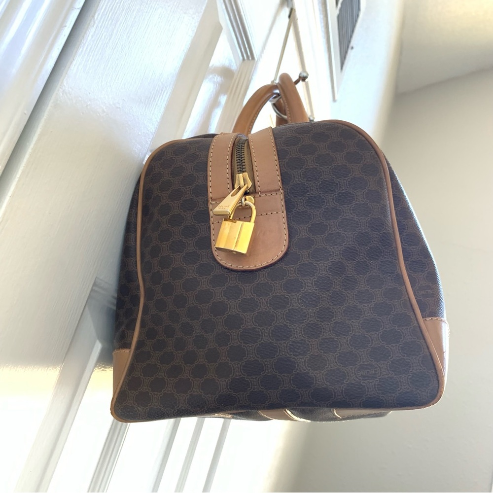 💯 AUTH CELINE Macadam Travel Bag - Picture 6 of 17